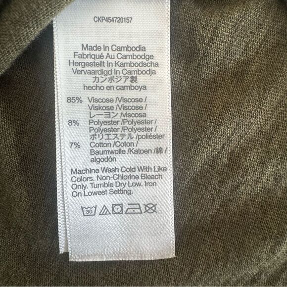 Madewell Highpoint Tank Dress Color Heather Woodland Size Large Swing Dress - Picture 10 of 10